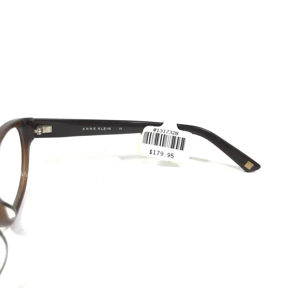 Anne Klein Eyeglasses Frames AK5021 272 TAUPE Brown Cat Eye Full Rim 53-16-135
